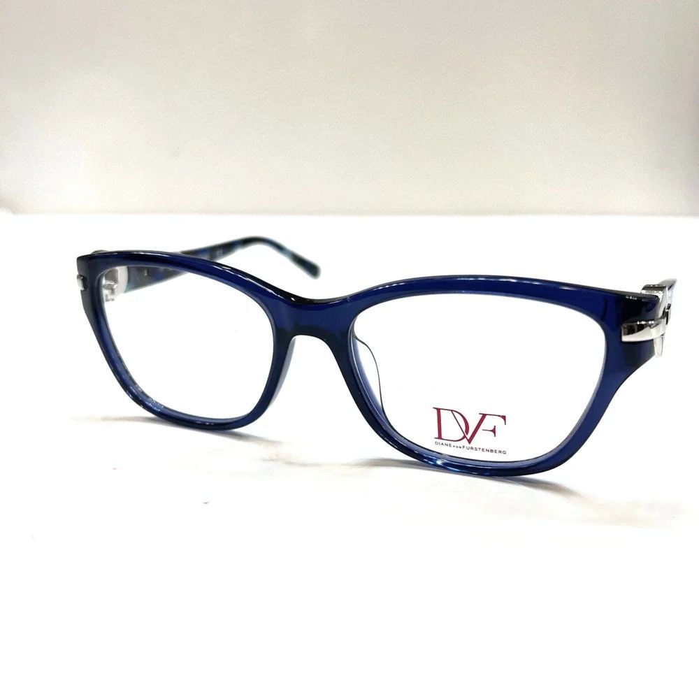 NEW Diane von Furstenberg DVF 5066 424 Glossy Indigo Eyeglasses Frame 50-17-130
